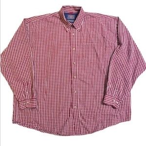 Wrangler Men’s 3XL Cool River Cotton Plaid Button-down